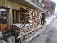 Réserve de bois ...